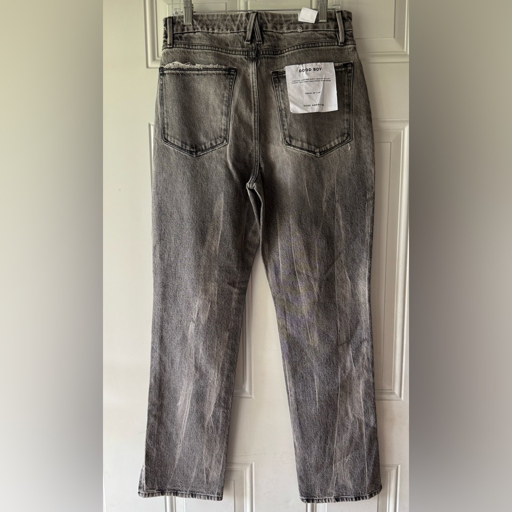 Good American GOOD BOY curvy straight denim jeans - Picture 4 of 11
